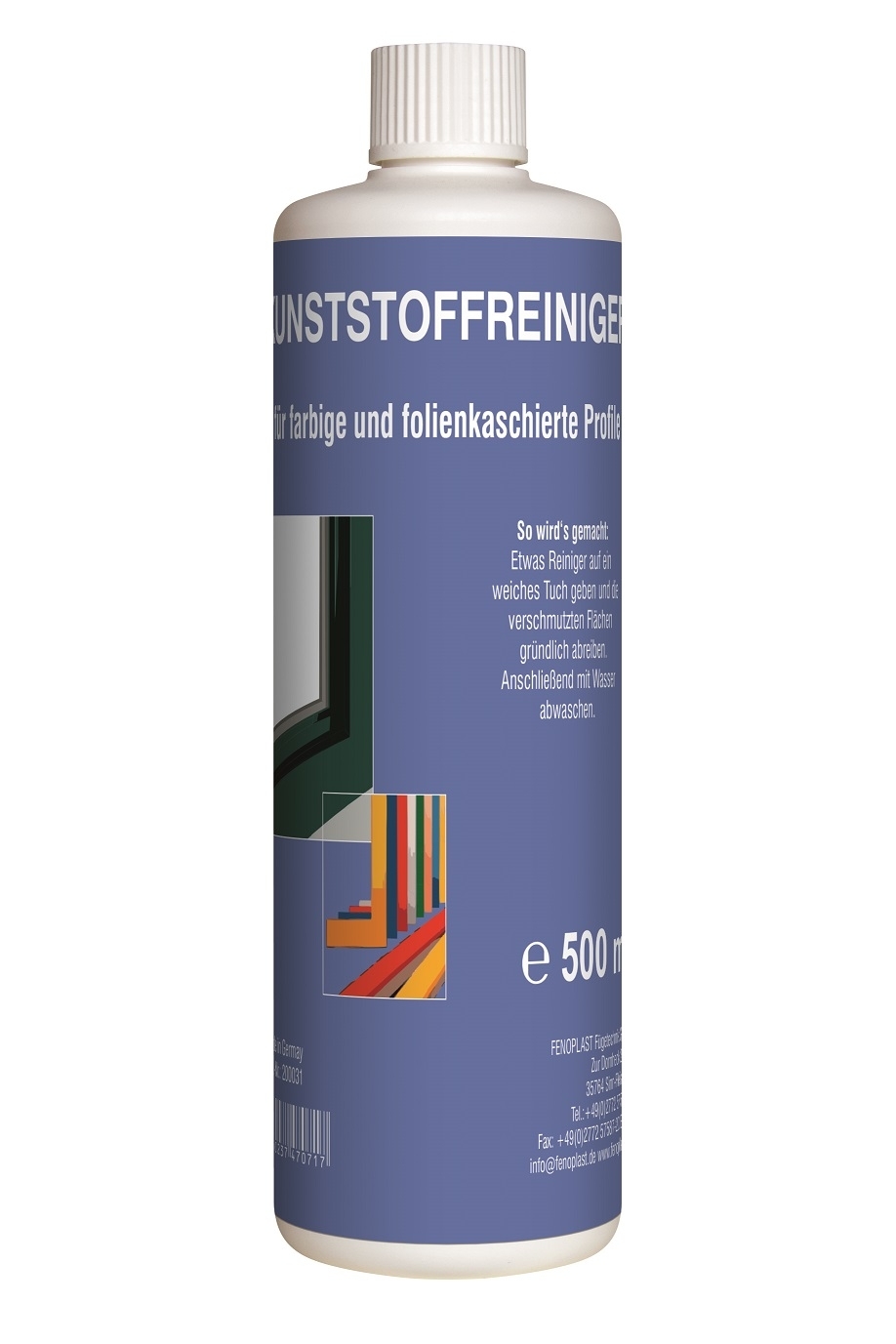 "15,80€/l" Fenosol Intensiv Reiniger für DEKOR Kunststoff Fenster Türen Farbig 500ml "15,80€/l" Fenosol Intensiv Reiniger für DEKOR Kunststoff Fenster Türen Farbig 500ml